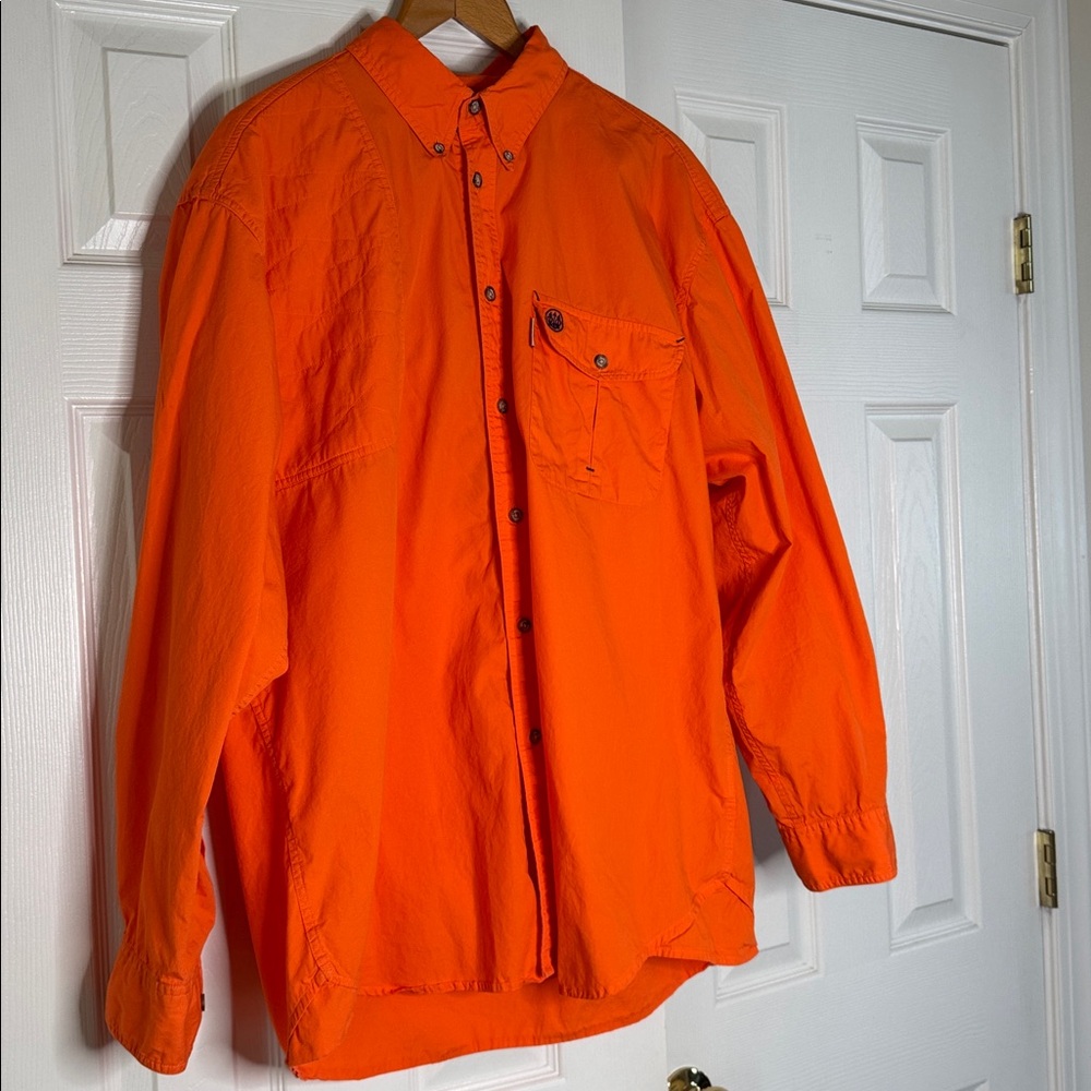Beretta Long Sleeve Button Down Hunting Shirt size xl
